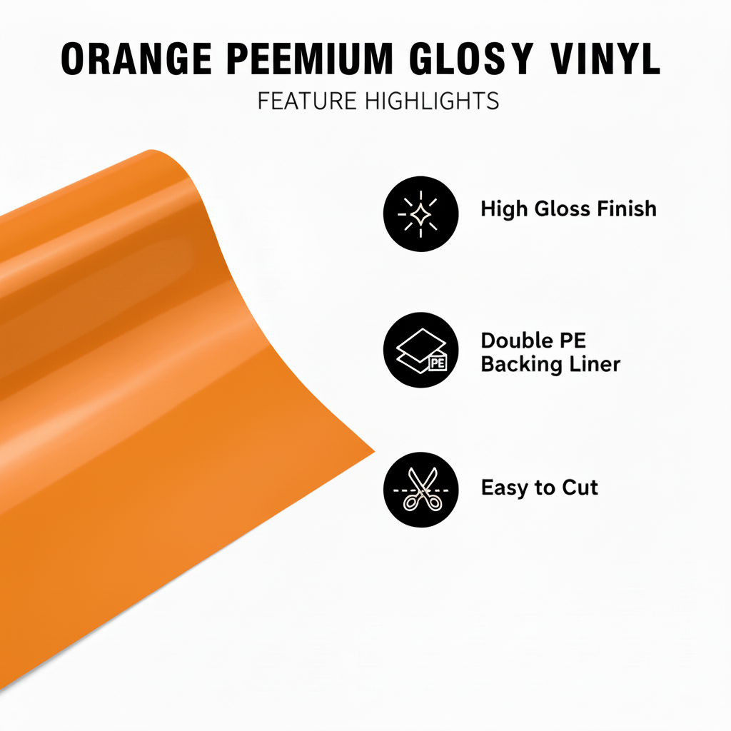 Orange vinyl features