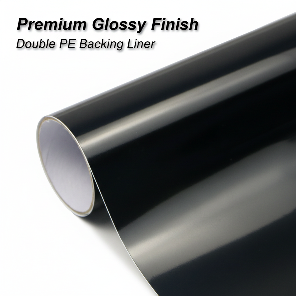 Premium glossy finish showcase