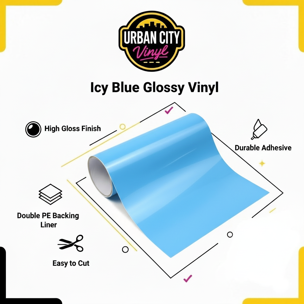 Urban City Vinyl - Icy Blue Feature Highlights